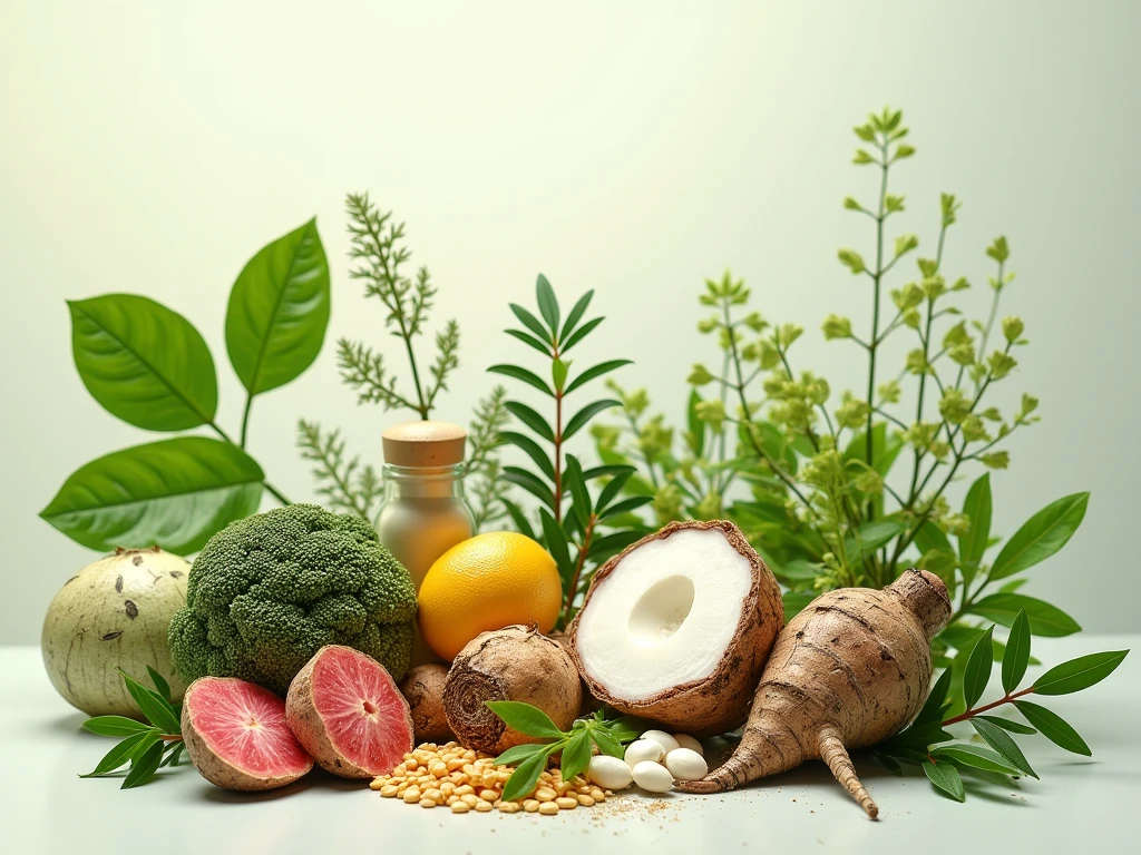 Natural herbal ingredients used in Delvion complex